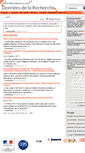 Mobile Screenshot of donneesdelarecherche.fr